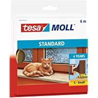 tesa 05559-101 6m Burlete de espuma Autoadhesivo Marrón - Burletes aislantes (4 año(s) 6 m- 1 mm)